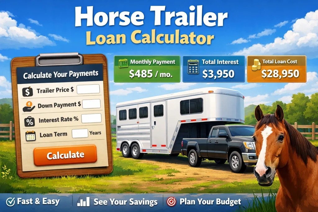 Horse Trailer Loan Calculator