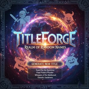 game title generator