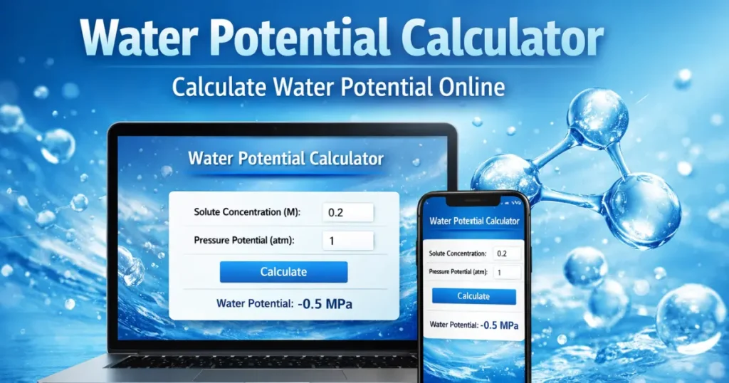 Water Potential Calculator